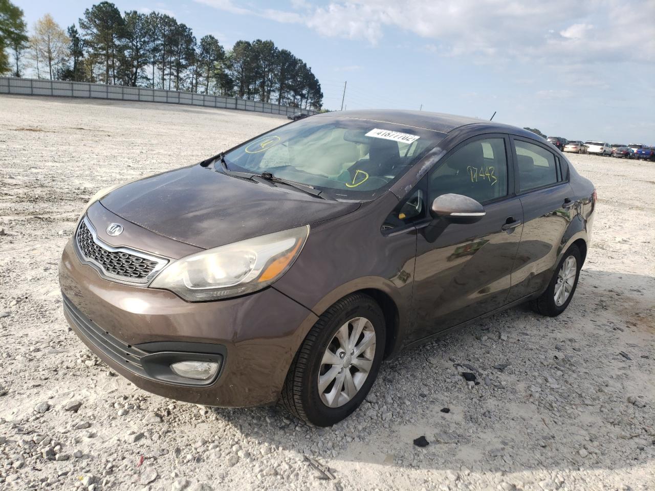 Photo 2 from auction – 2013 KIA RIO EX with VIN KNADN4A32D6221781