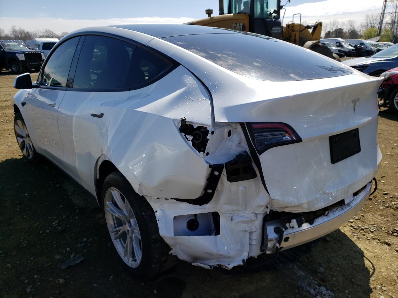 Photo 3 from auction – 2021 TESLA MODEL Y with VIN 5YJYGDEE1MF099817