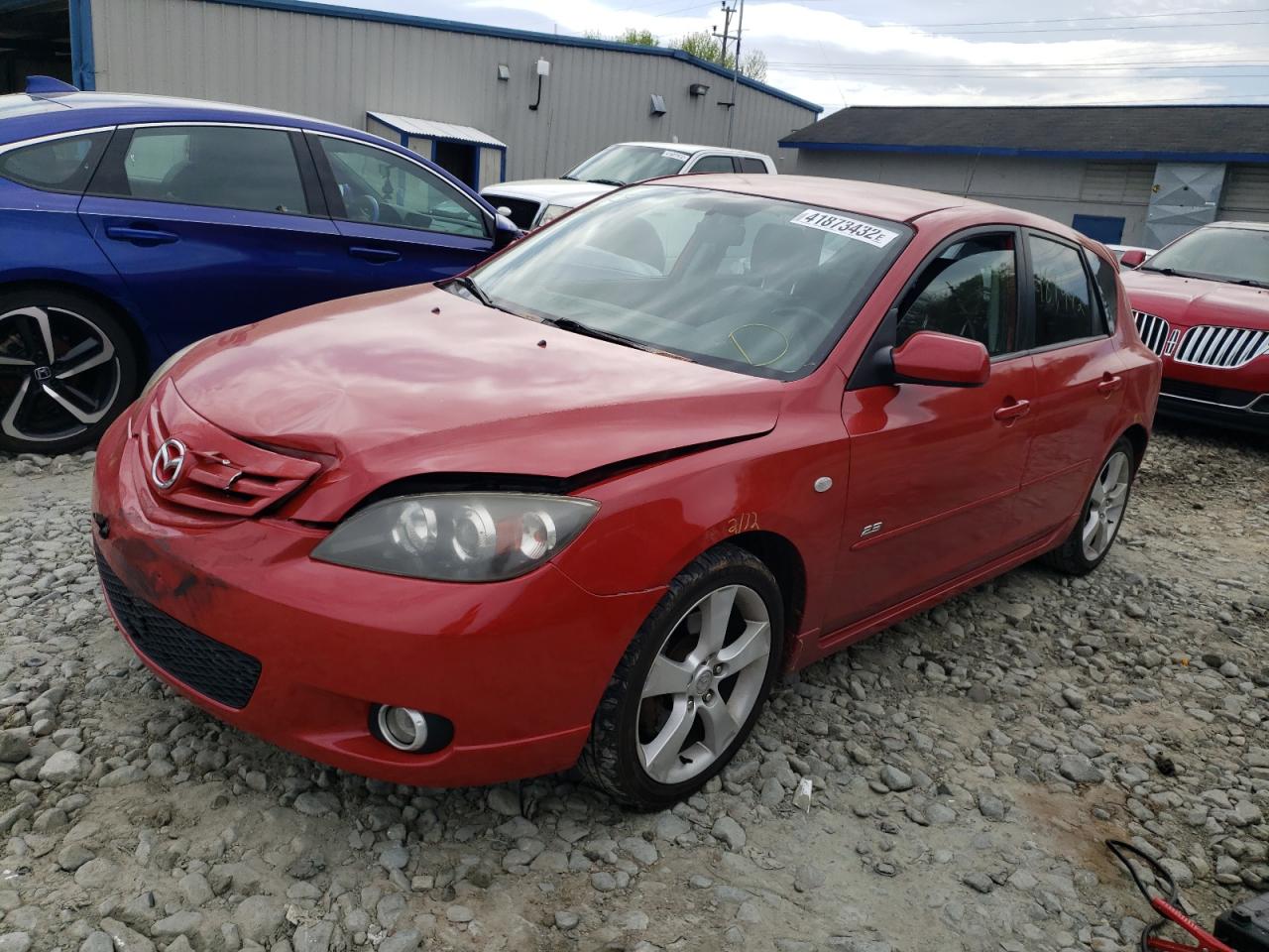 Photo 2 from auction – 2004 MAZDA 3 HATCHBAC with VIN JM1BK343741156528