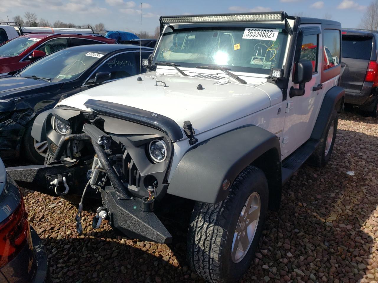 Photo 2 from auction – 2013 JEEP WRANGLER S with VIN 1C4AJWAG3DL634052