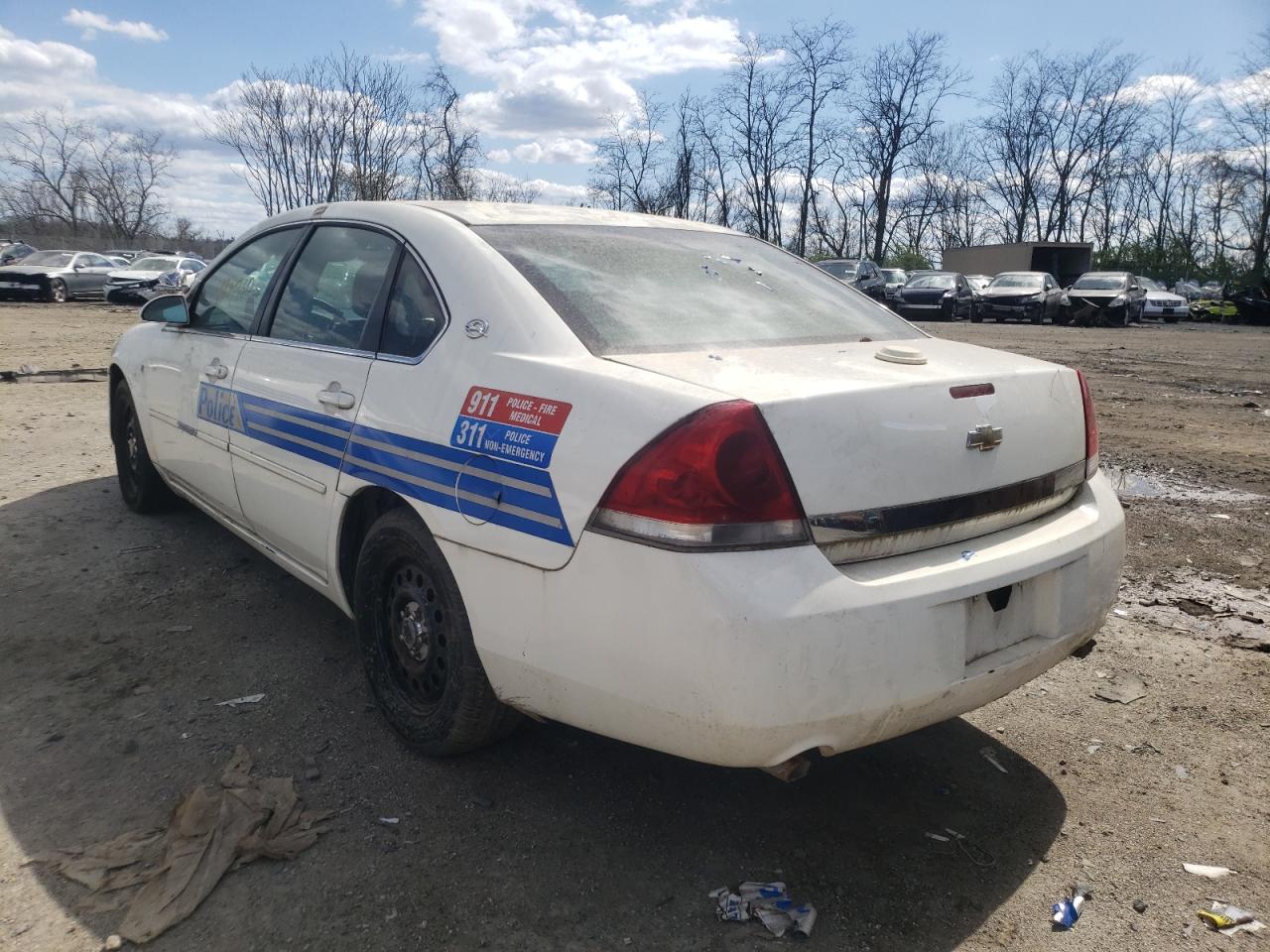 Photo 3 from auction – 2007 CHEVROLET IMPALA POL with VIN 2G1WS58R179416233