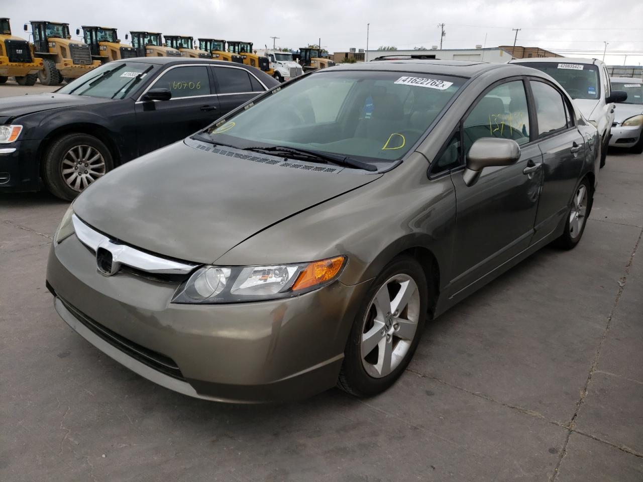 Photo 2 from auction – 2008 HONDA CIVIC EX with VIN 2HGFA16828H505881