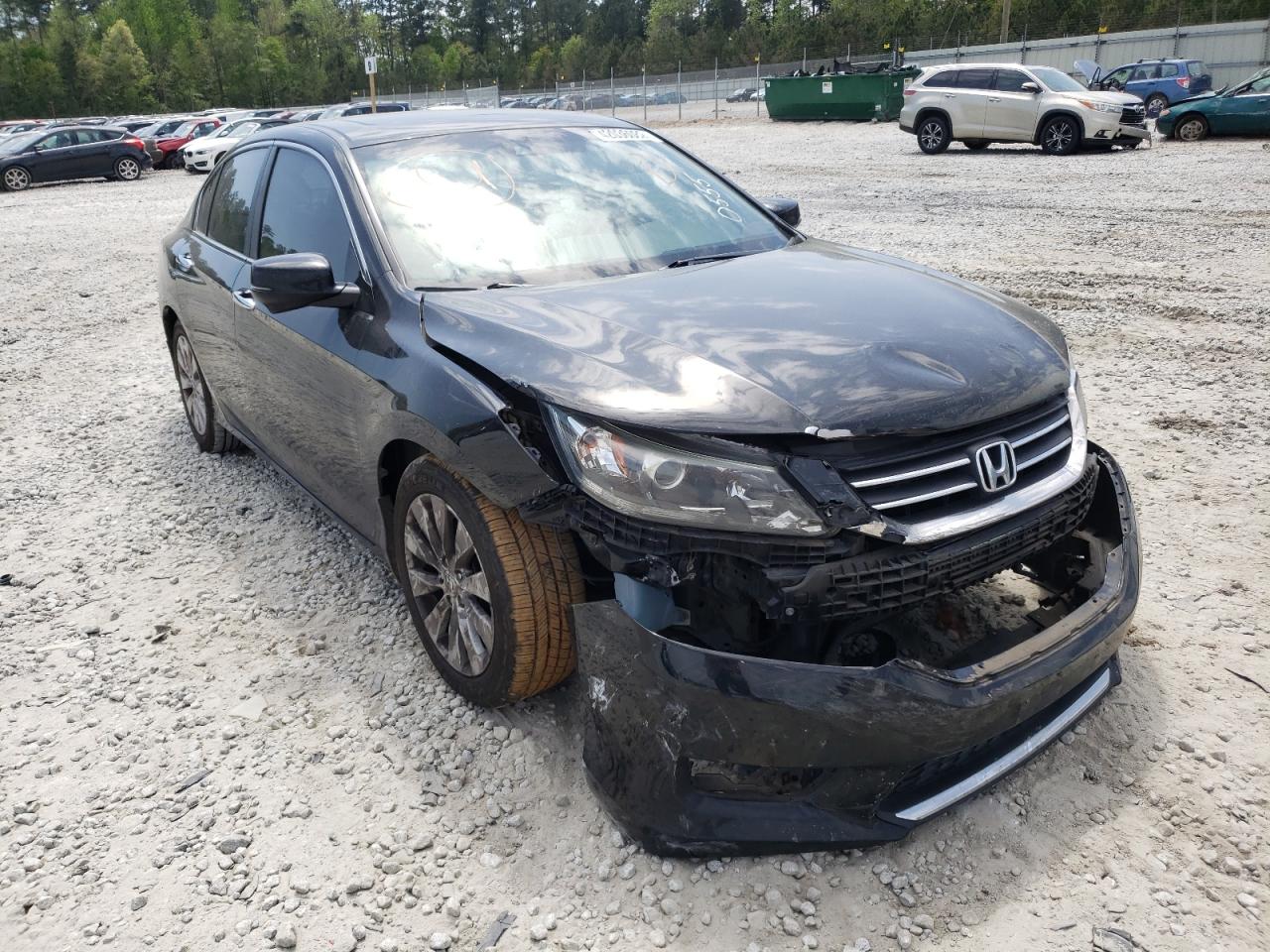 HONDA ACCORD EXL 2013 with VIN 1HGCR2F85DA040555 - Photo from auction