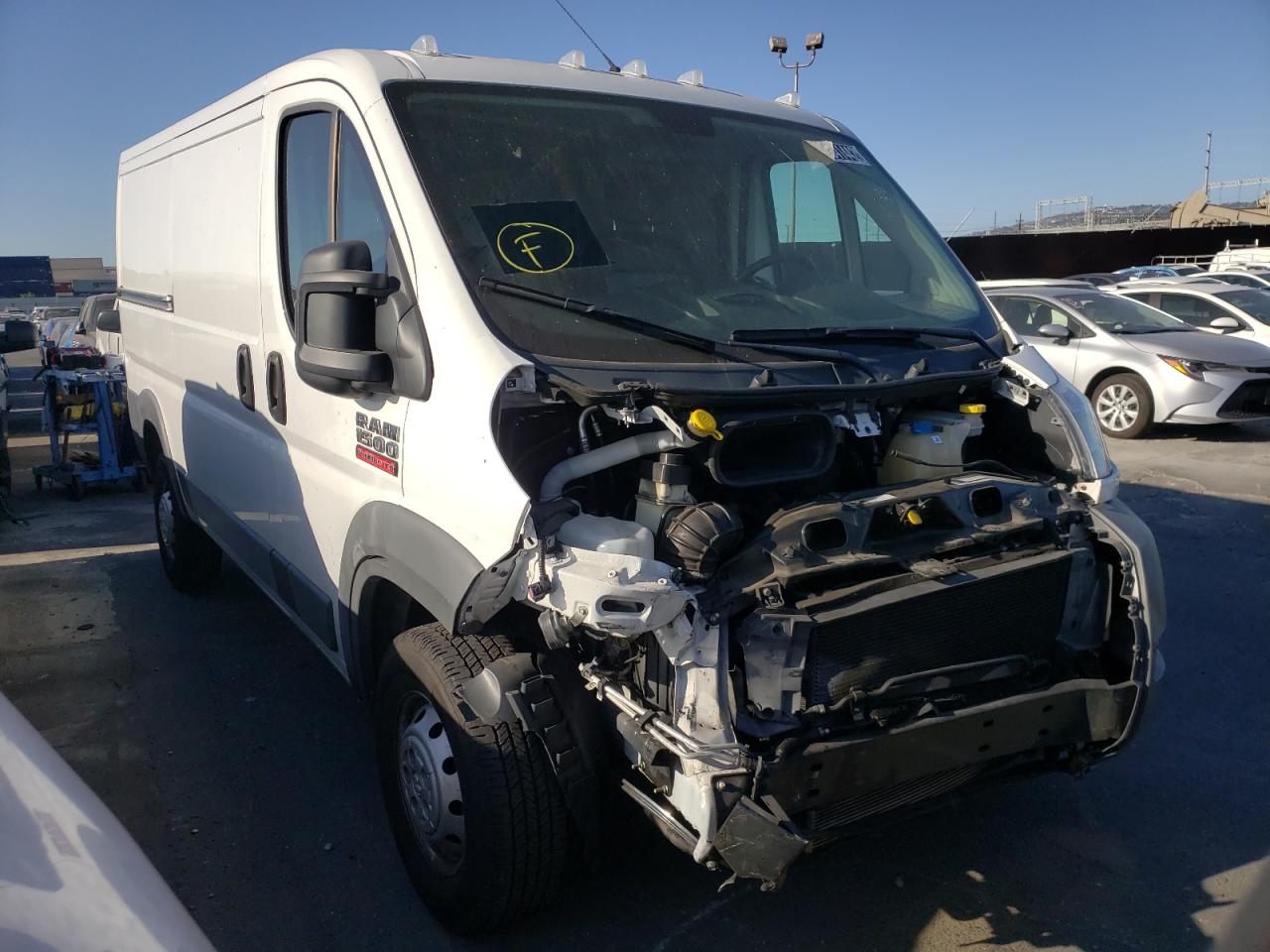 RAM PROMASTER 2016 with VIN 3C6TRVAG6GE108823 - Photo from auction