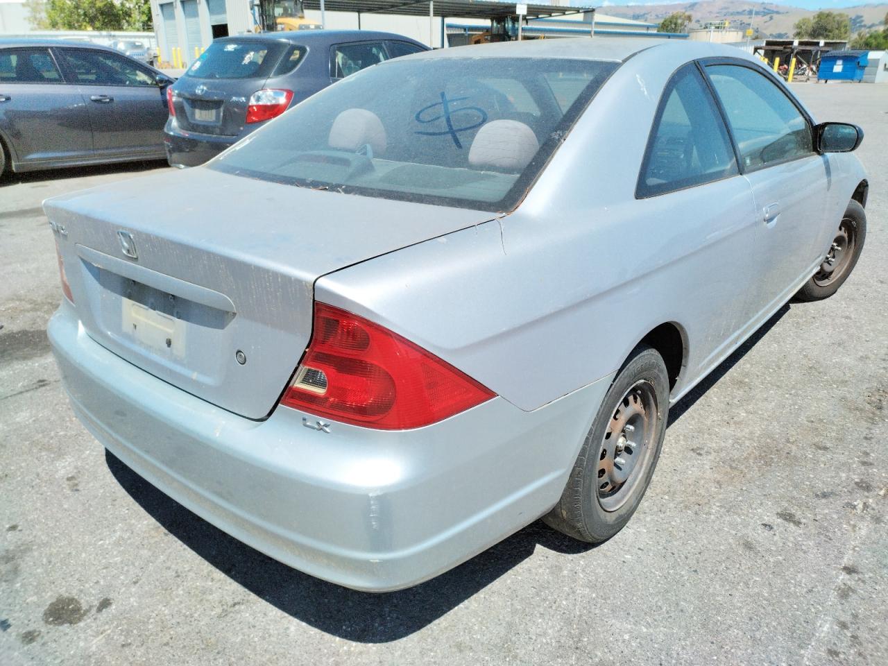 Photo 4 from auction – 2003 HONDA CIVIC LX with VIN 1HGEM225X3L037169
