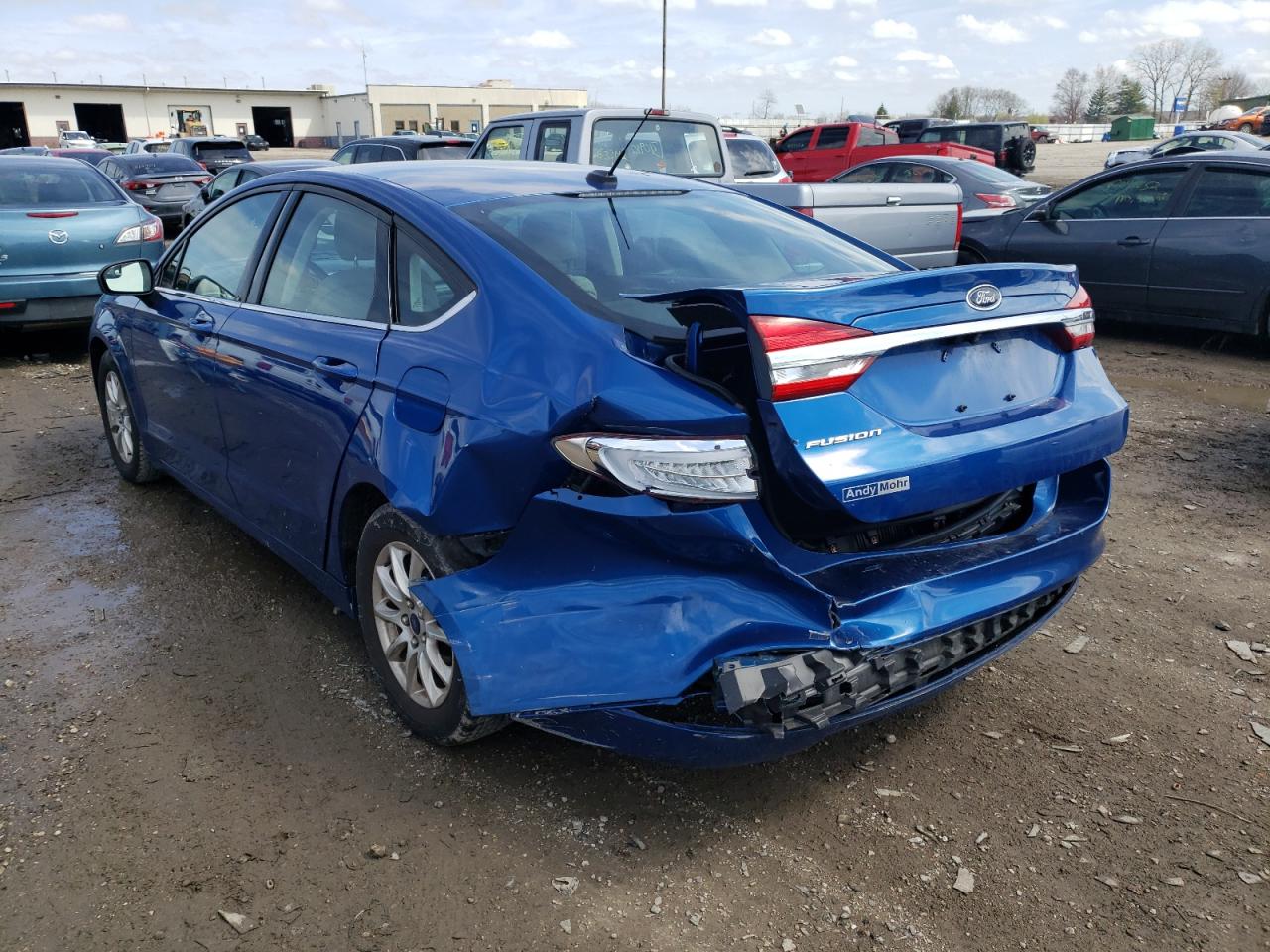 Photo 3 from auction – 2017 FORD FUSION S with VIN 3FA6P0G77HR162413