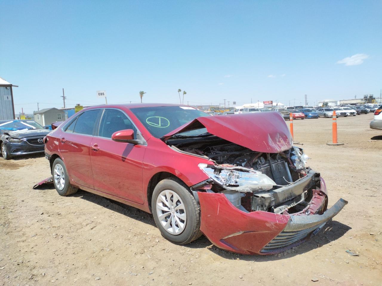 Photo 1 from auction – 2016 TOYOTA CAMRY LE with VIN 4T1BF1FK5GU613655