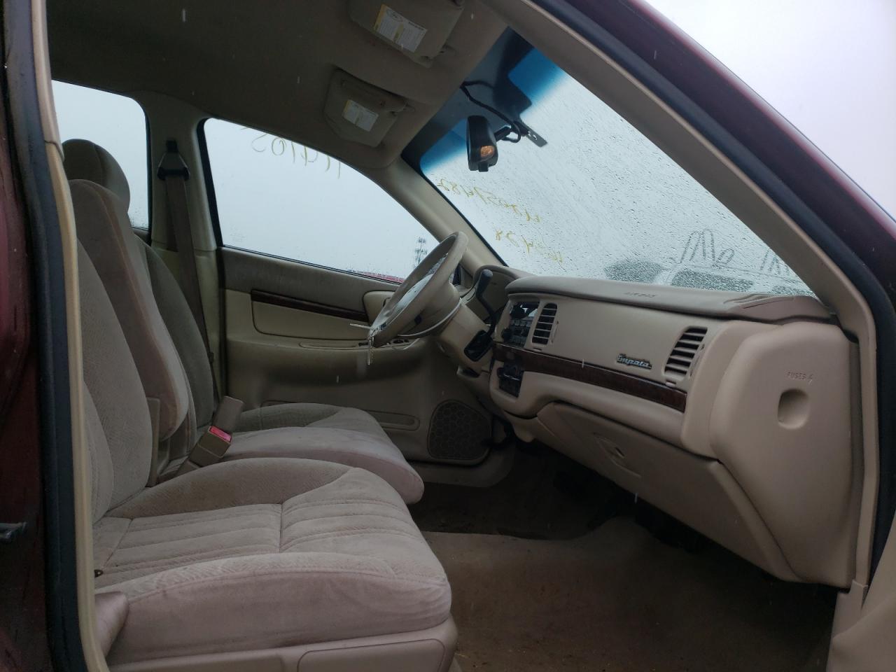 Photo 5 from auction – 2001 CHEVROLET IMPALA with VIN 2G1WF52E819163428