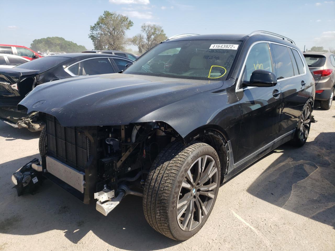 Photo 2 from auction – 2021 BMW X7 XDRIVE4 with VIN 5UXCW2C06M9E85847