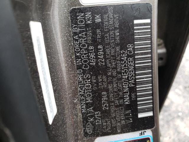 Photo 10 from auction – 2014 KIA CADENZA PR with VIN KNALN4D74E5155462