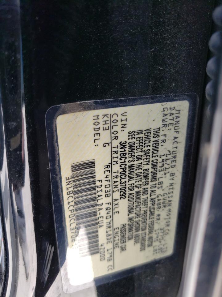 Photo 10 from auction – 2012 NISSAN VERSA S with VIN 3N1BC1CP0CL370292