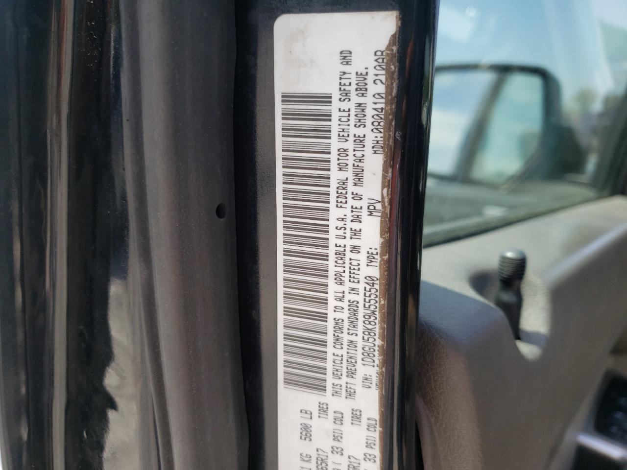 Photo 10 from auction – 2009 DODGE NITRO SLT with VIN 1D8GU58K89W555540