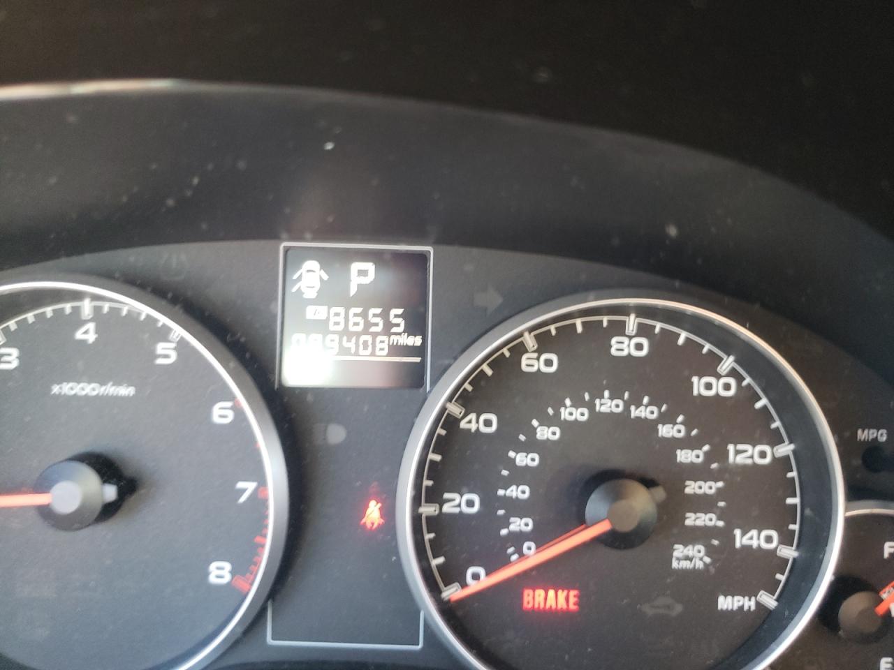 Photo 8 from auction – 2014 SUBARU LEGACY 2.5 with VIN 4S3BMBC62E3007580
