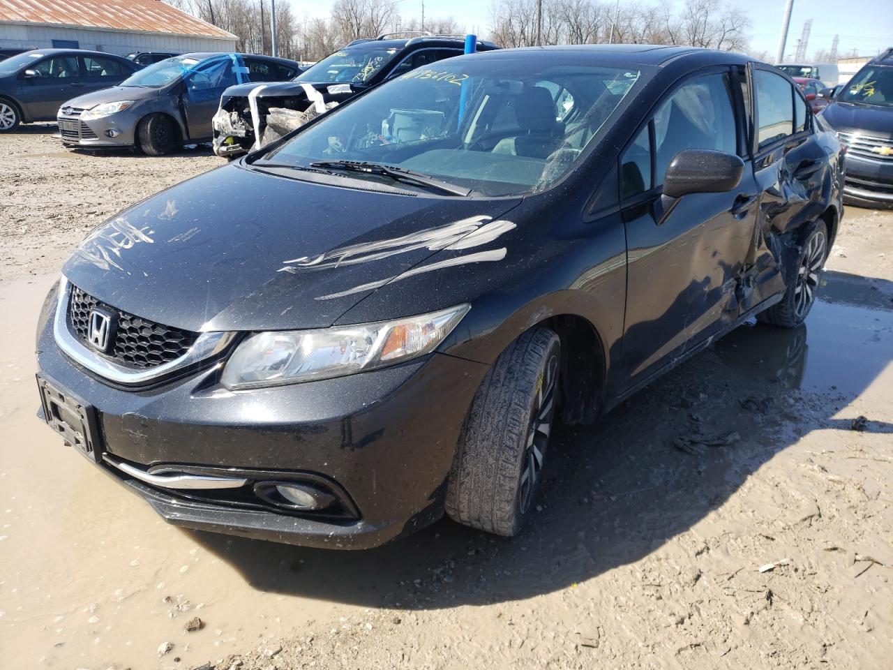 Photo 2 from auction – 2015 HONDA CIVIC EXL with VIN 19XFB2F91FE031506