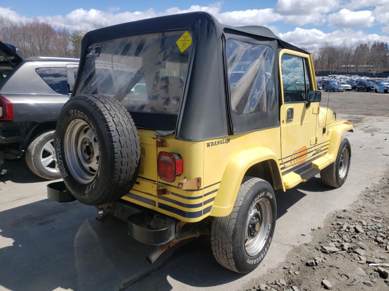 Photo 4 from auction – 1990 JEEP WRANGLER / with VIN 2J4FY39T0LJ517352