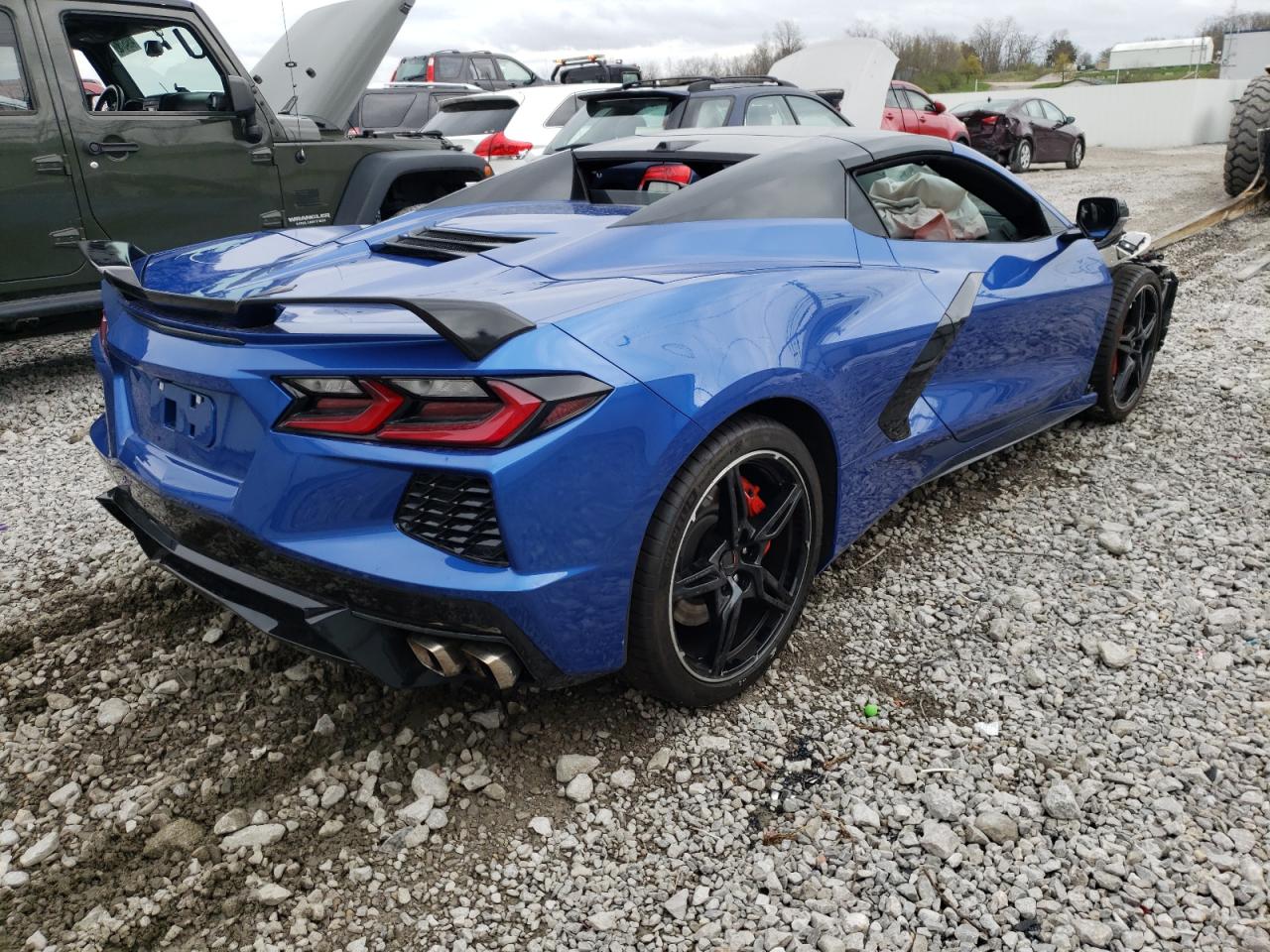 Photo 4 from auction – 2021 CHEVROLET CORVETTE S with VIN 1G1YB3D49M5100756