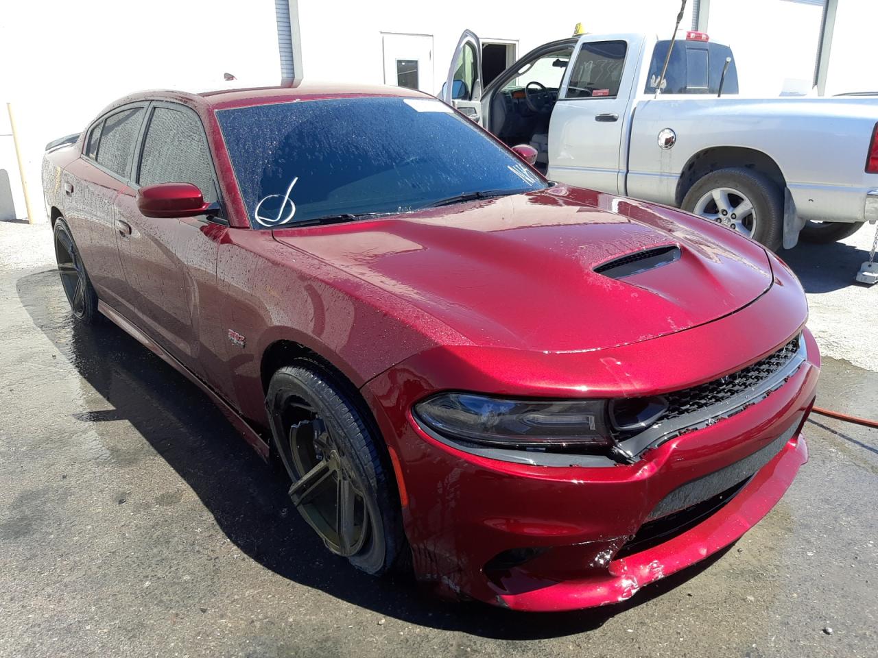 DODGE CHARGER SC 2019 with VIN 2C3CDXGJ4KH737830 - Photo from auction
