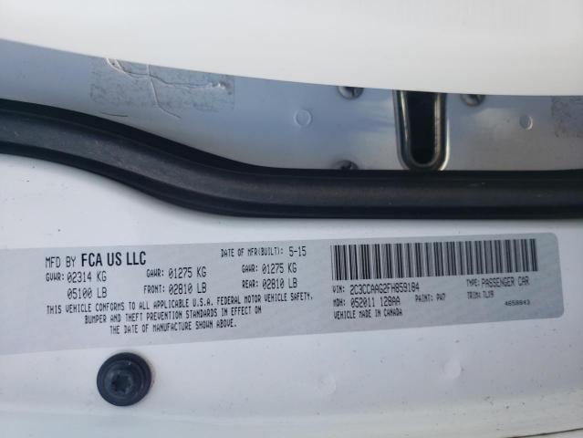 Photo 10 from auction – 2015 CHRYSLER 300 LIMITE with VIN 2C3CCAAG2FH859184