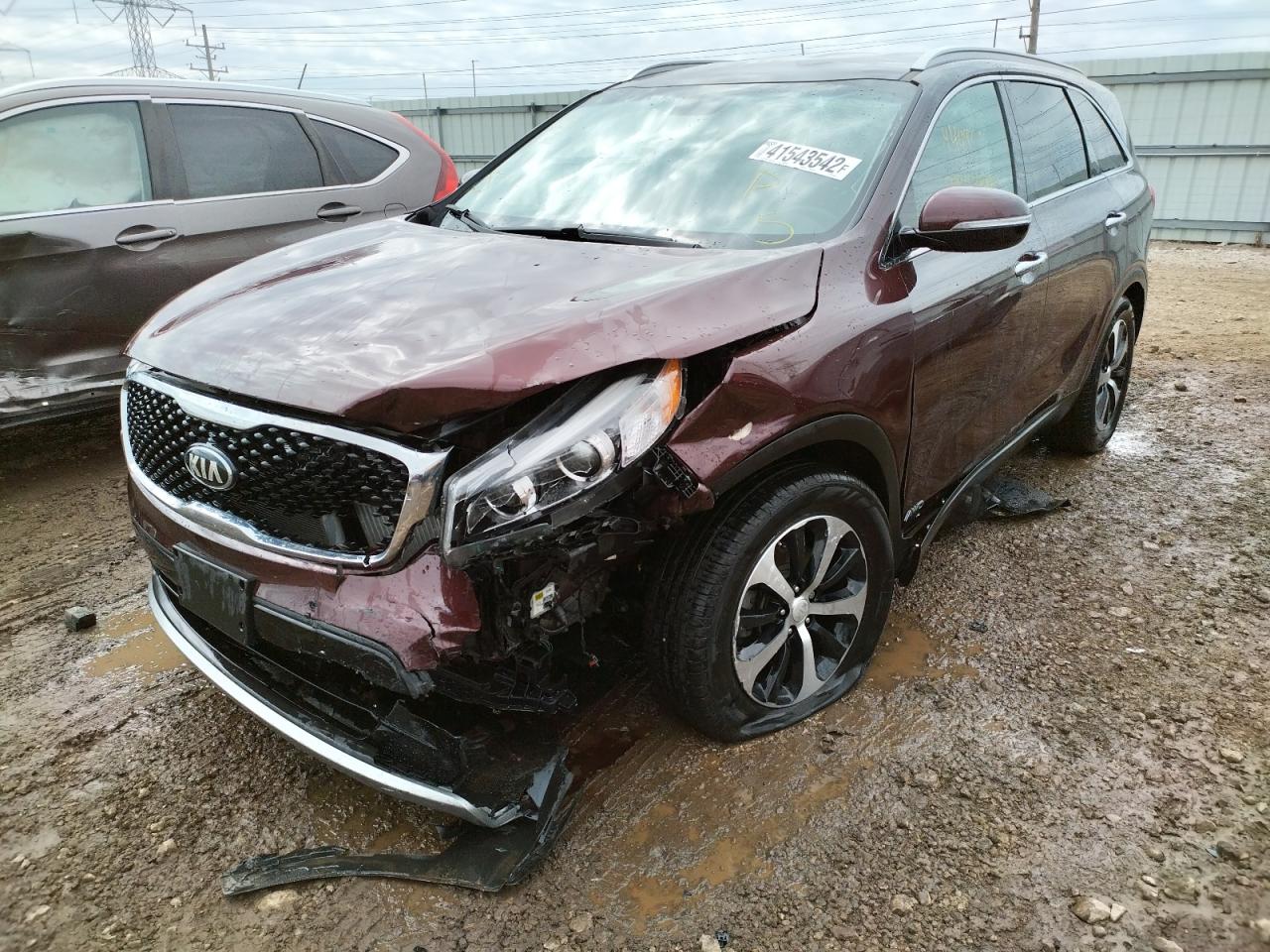 Photo 2 from auction – 2017 KIA SORENTO EX with VIN 5XYPHDA19HG254107