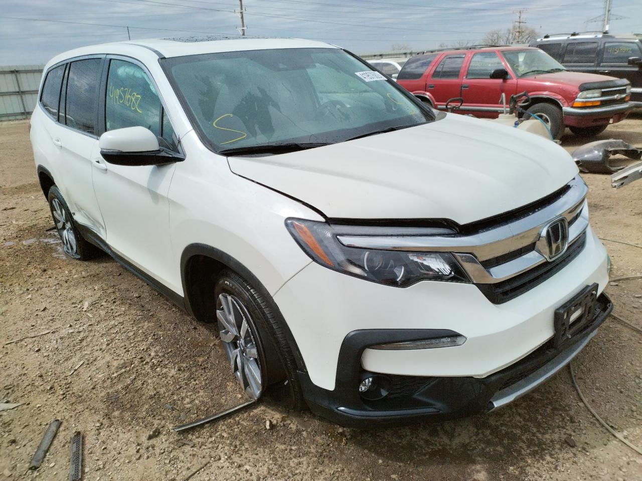 Photo 1 from auction – 2019 HONDA PILOT EXL with VIN 5FNYF6H54KB066348