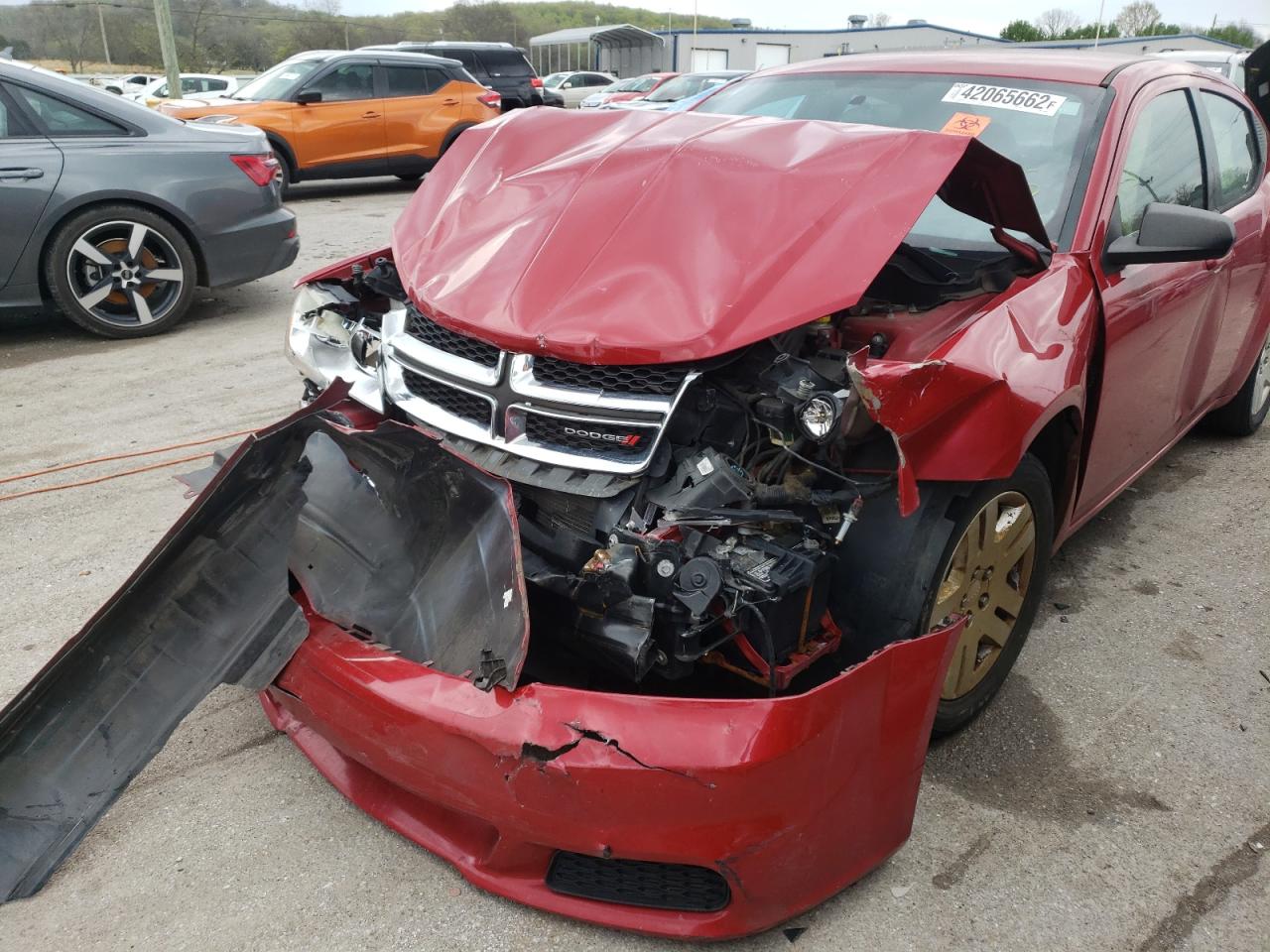 Photo 9 from auction – 2012 DODGE AVENGER SE with VIN 1C3CDZAB9CN200618