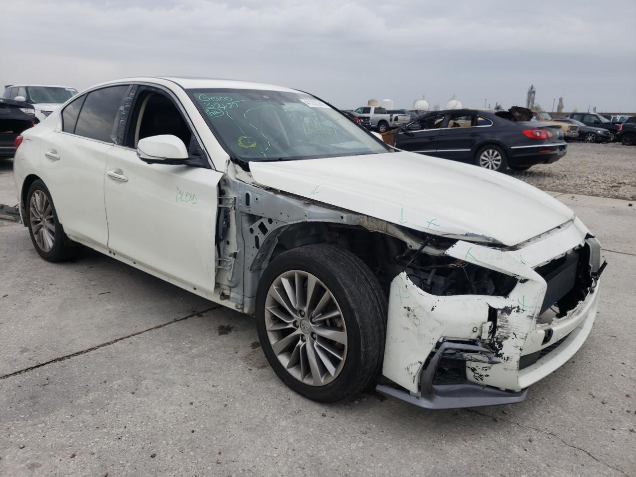 INFINITI Q50 PREMIU 2017 with VIN JN1EV7AR3HM839483 - Photo from auction