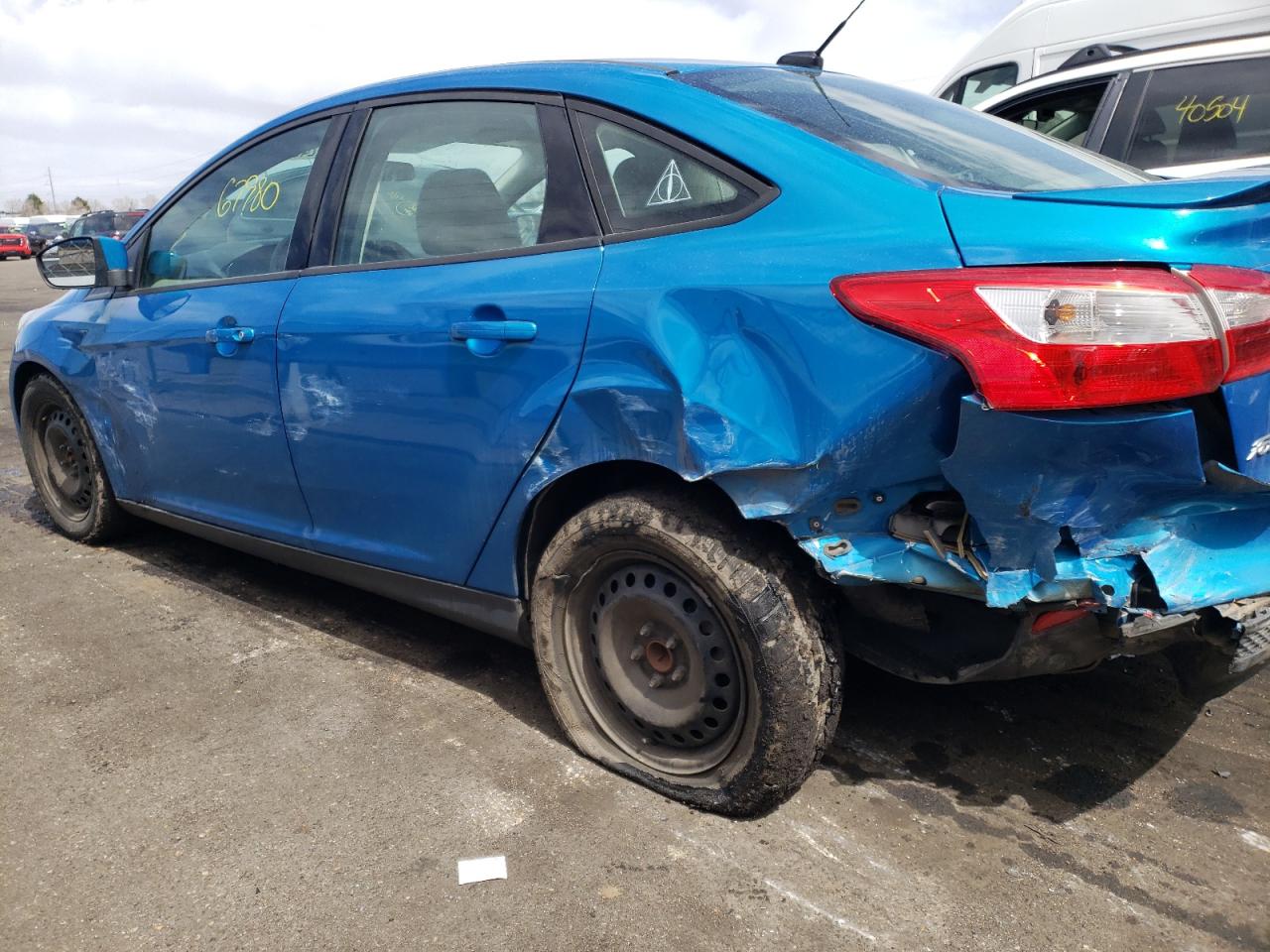 Photo 9 from auction – 2013 FORD FOCUS SE with VIN 1FADP3F2XDL340094