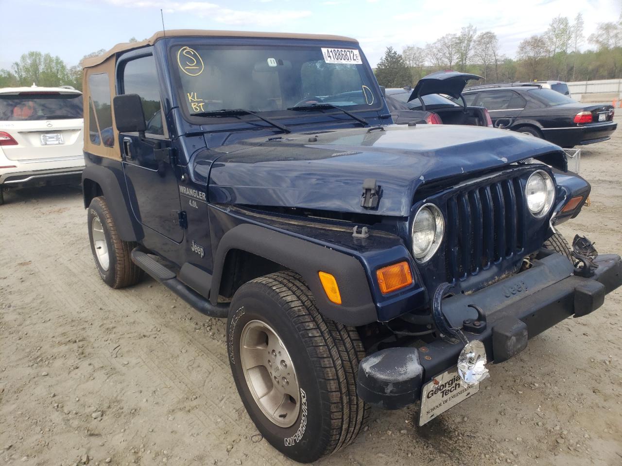 Фото 1 с аукциона – 2001 JEEP WRANGLER / с VIN 1J4FA49S91P305261
