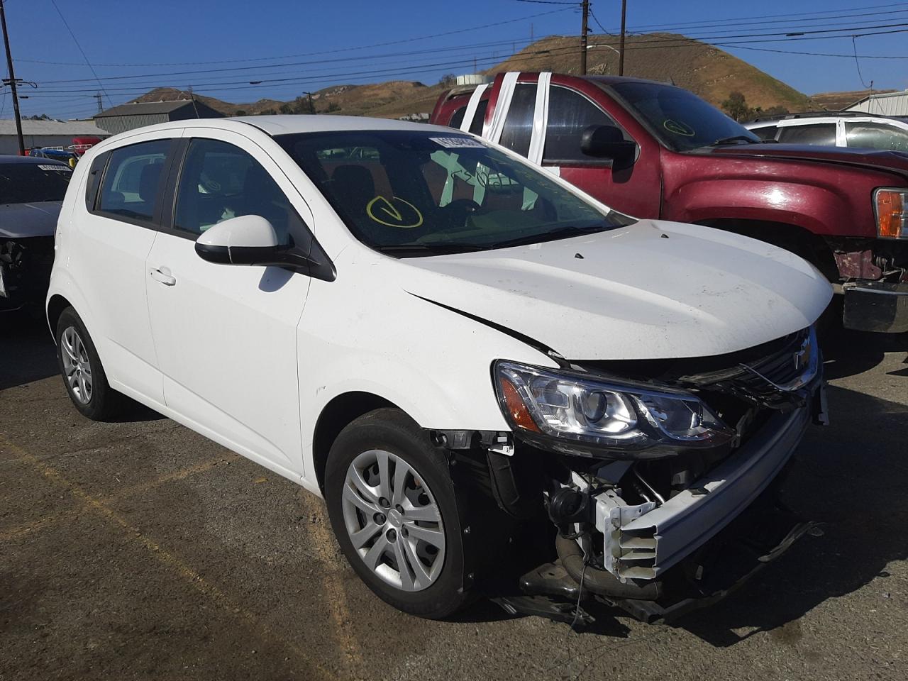 Photo 1 from auction – 2020 CHEVROLET SONIC with VIN 1G1JG6SB1L4113026