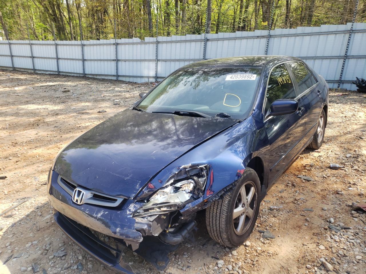 Photo 2 from auction – 2004 HONDA ACCORD EX with VIN 1HGCM56674A048641