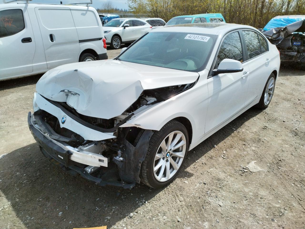 Photo 2 from auction – 2016 BMW 320 XI with VIN WBA8E5G5XGNT94412