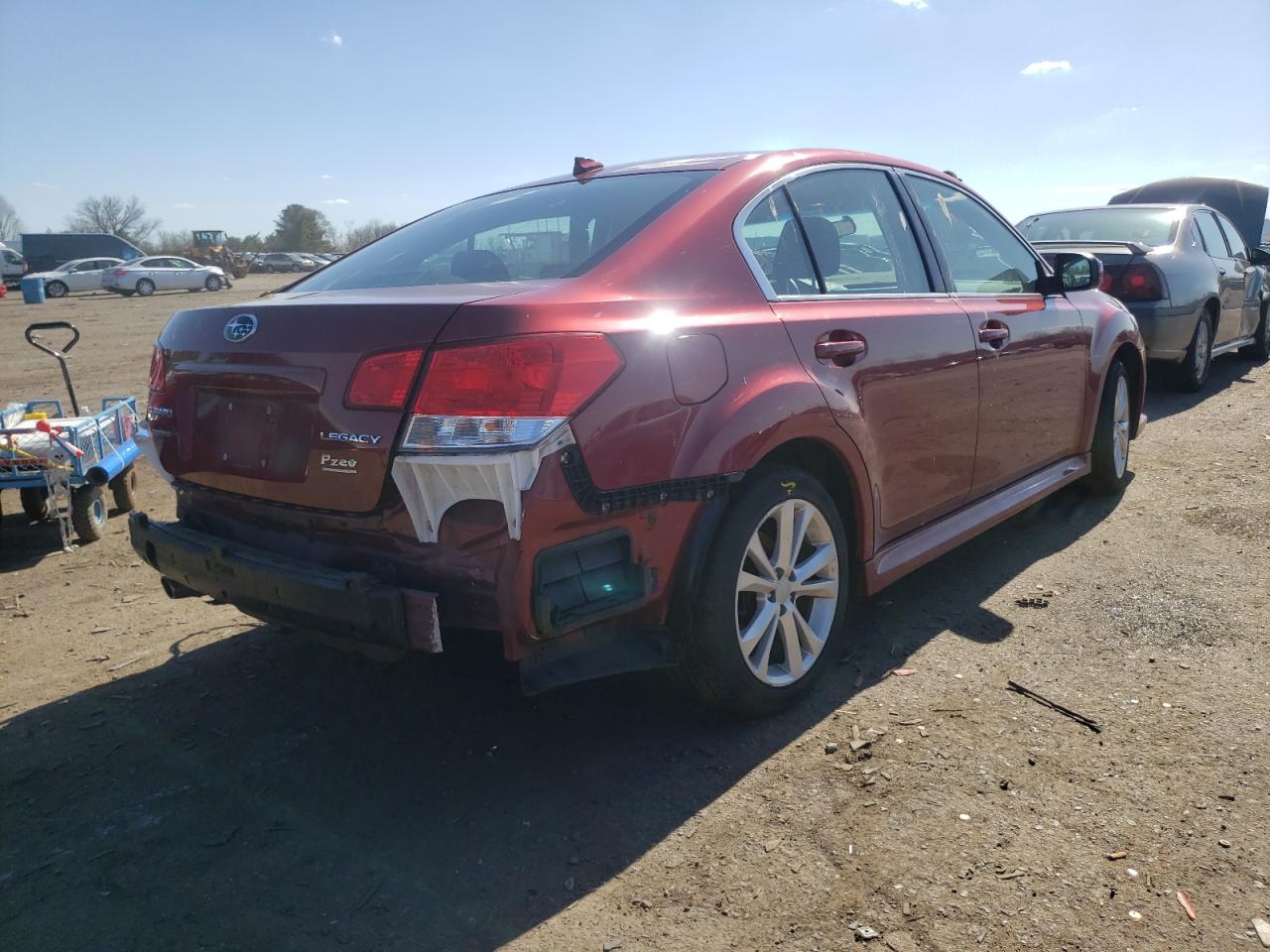 Photo 4 from auction – 2014 SUBARU LEGACY 2.5 with VIN 4S3BMBC62E3007580