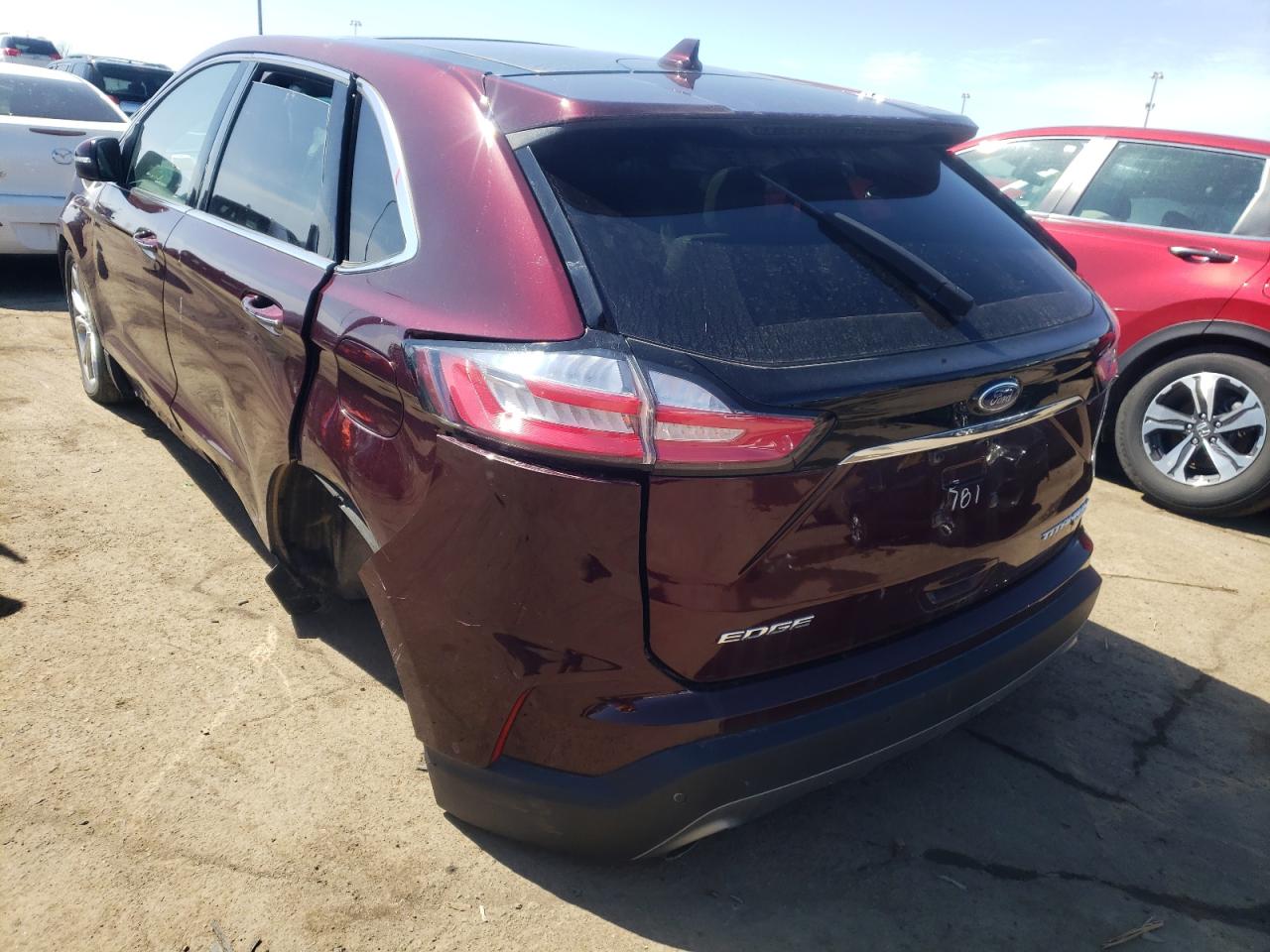 Photo 3 from auction – 2020 FORD EDGE TITAN with VIN 2FMPK3K99LBA74781