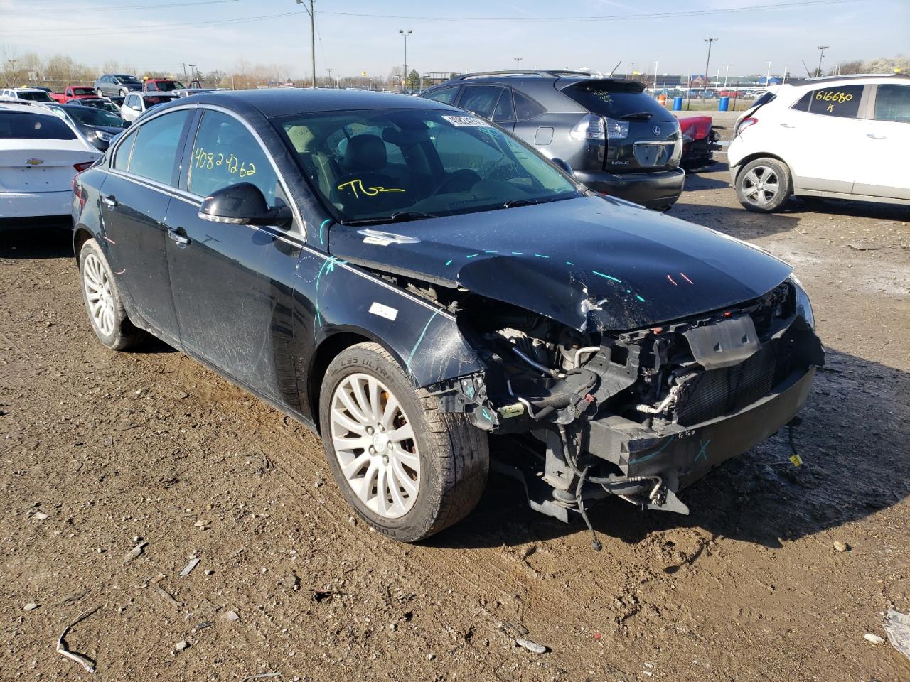 BUICK REGAL PREM 2012 with VIN 2G4GS5EV5C9182407 - Photo from auction