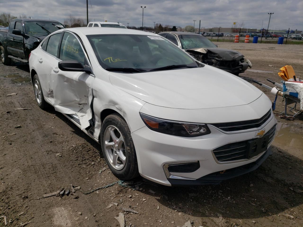 CHEVROLET MALIBU LS 2017 with VIN 1G1ZB5ST2HF192416 - Photo from auction