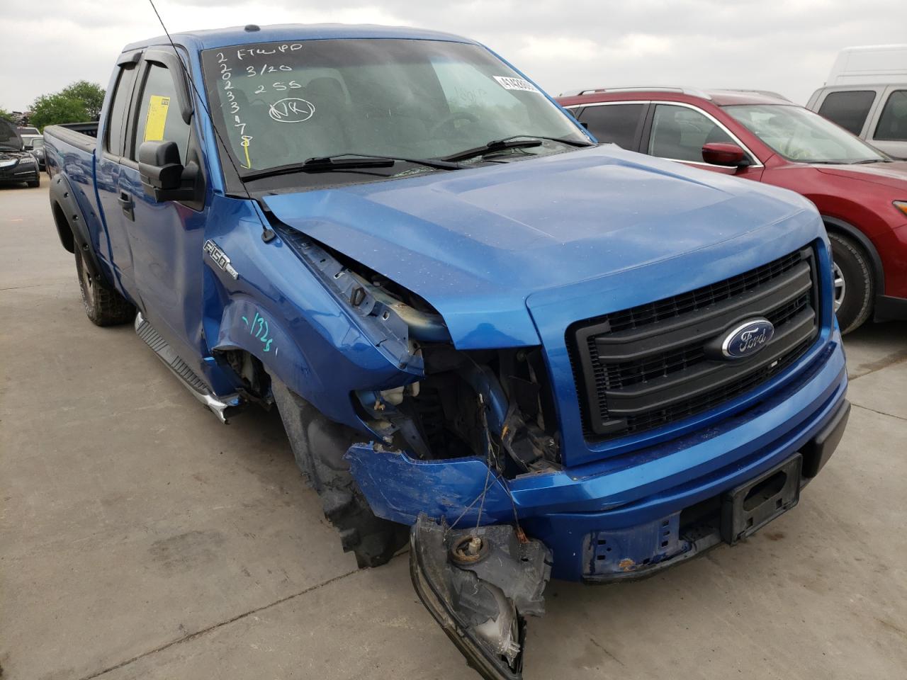 FORD F150 SUPER 2014 with VIN 1FTFX1CF6EKD36100 - Photo from auction