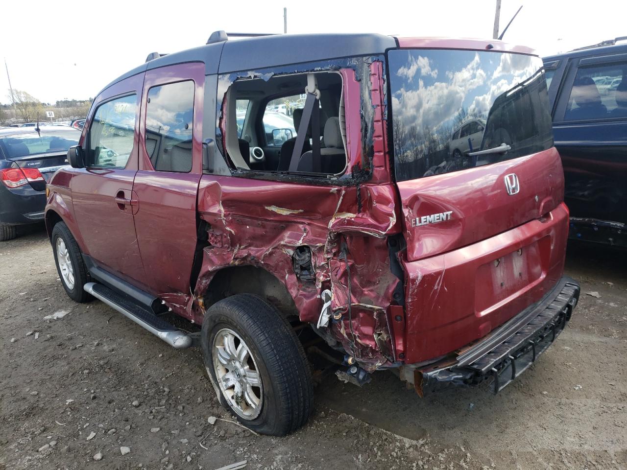 Photo 9 from auction – 2008 HONDA ELEMENT EX with VIN 5J6YH28768L002056