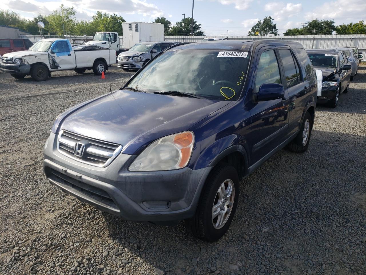 Photo 2 from auction – 2002 HONDA CR-V EX with VIN JHLRD78882C041060