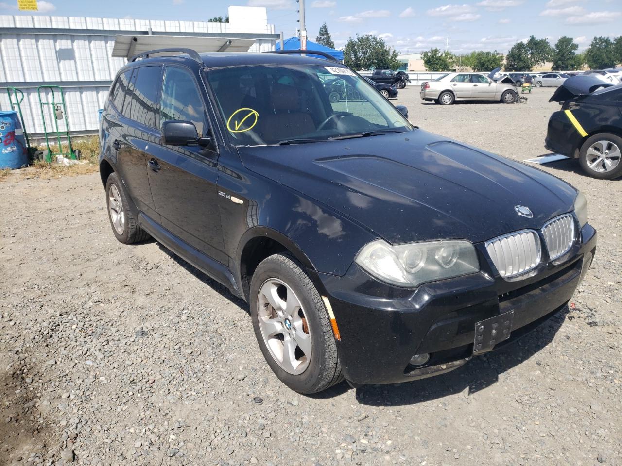 BMW X3 3.0SI 2007 with VIN WBXPC93447WF05349 - Photo from auction