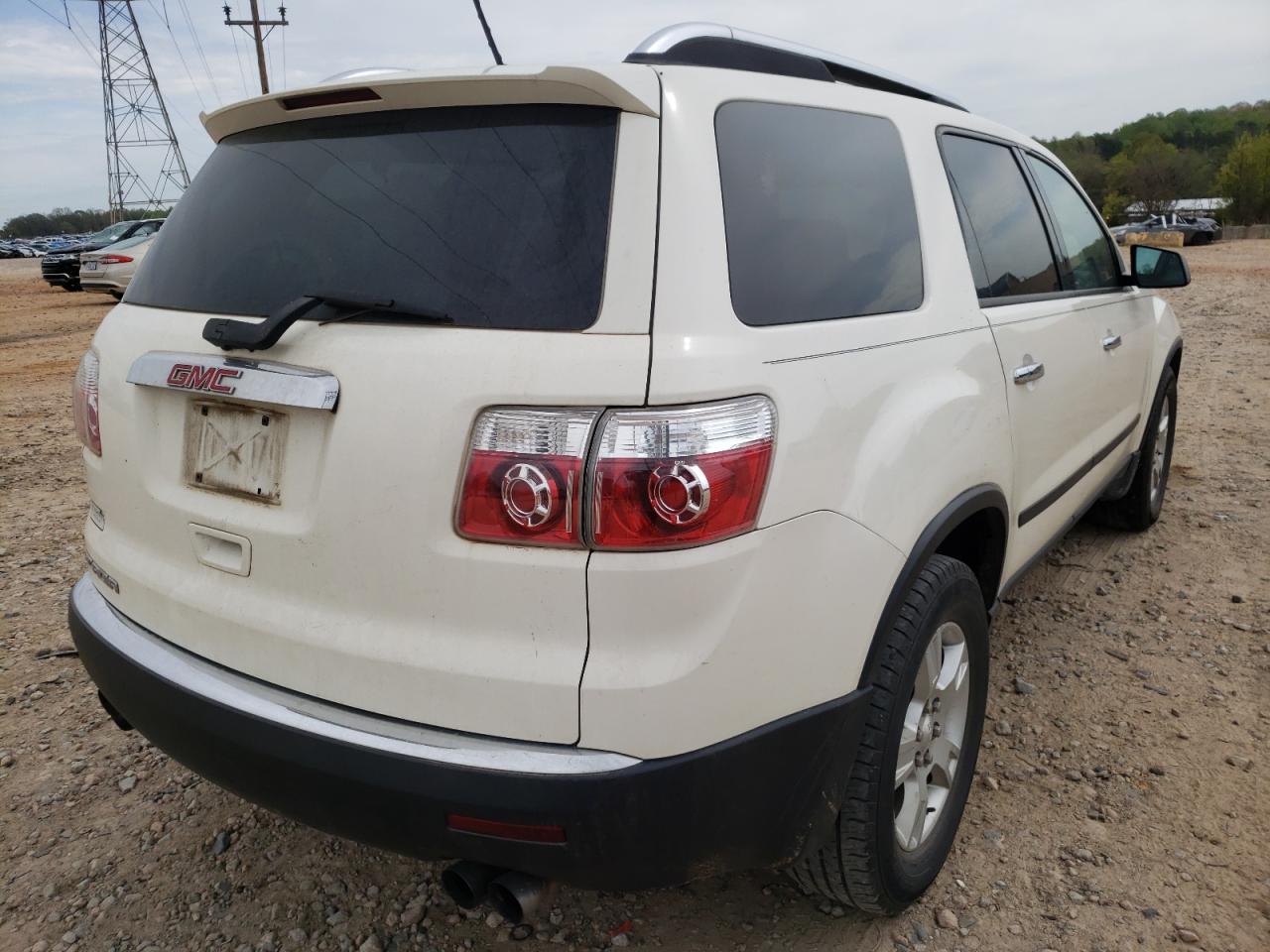 Photo 4 from auction – 2009 GMC ACADIA SLE with VIN 1GKER13D09J152727