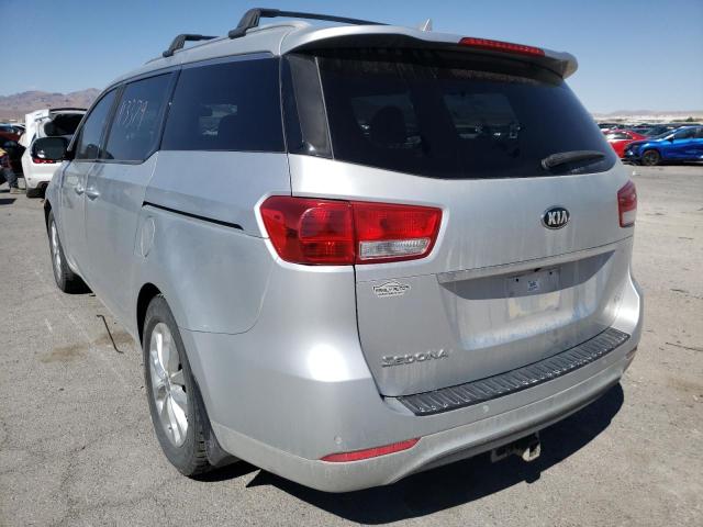 Photo 3 from auction – 2016 KIA SEDONA EX with VIN KNDMC5C19G6138881