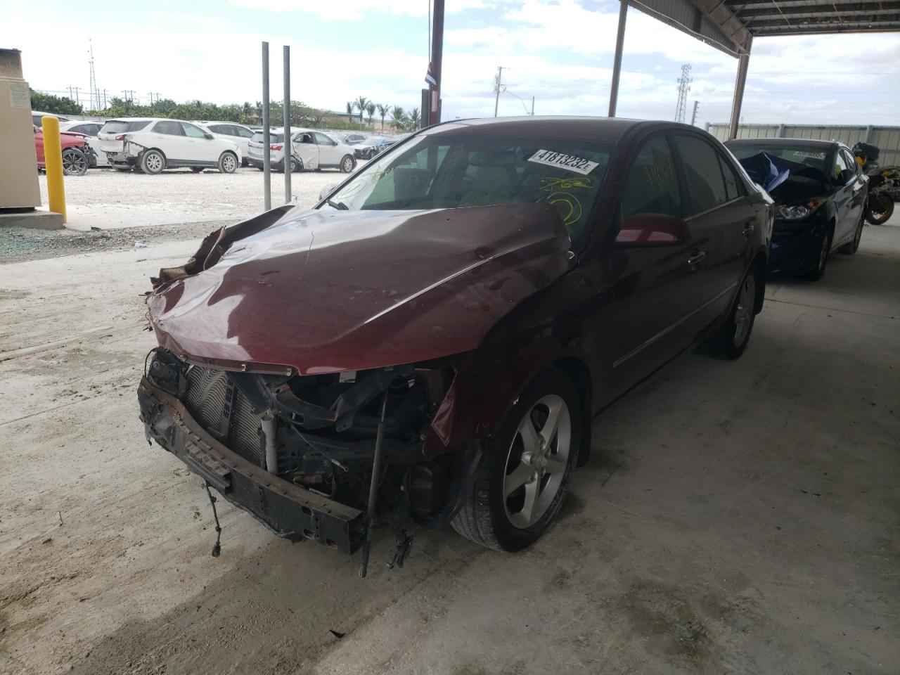 Photo 2 from auction – 2008 HYUNDAI SONATA SE with VIN 5NPEU46F28H347020