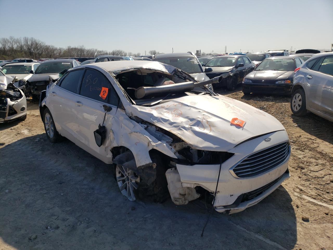 Photo 1 from auction – 2019 FORD FUSION SE with VIN 3FA6P0HD4KR283444