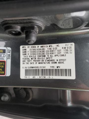 Photo 10 from auction – 2014 HONDA CR-V EX with VIN 5J6RM4H58EL051541