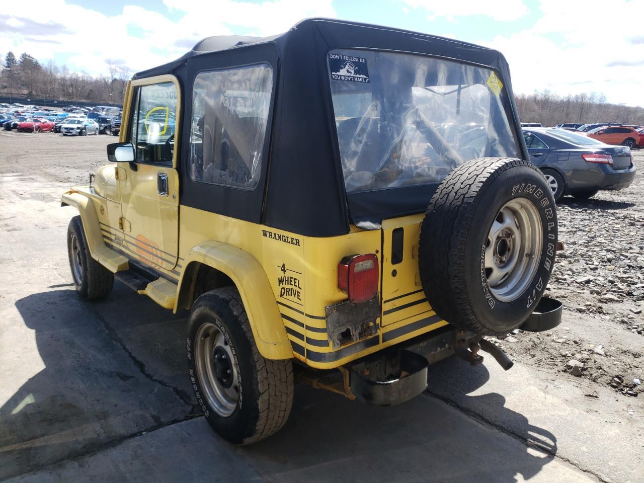 Photo 3 from auction – 1990 JEEP WRANGLER / with VIN 2J4FY39T0LJ517352