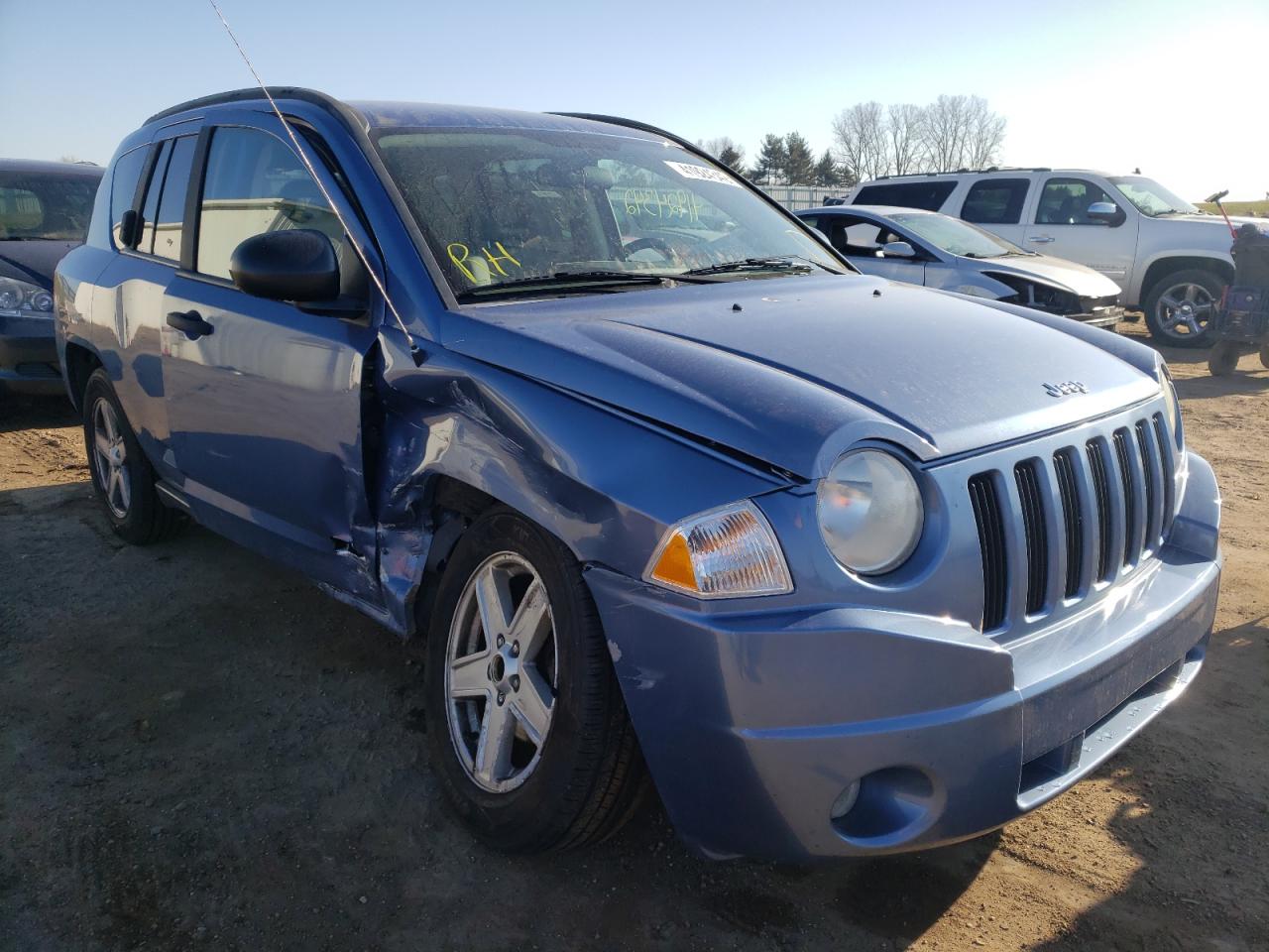JEEP COMPASS 2007 with VIN 1J8FF47W67D193843 - Photo from auction