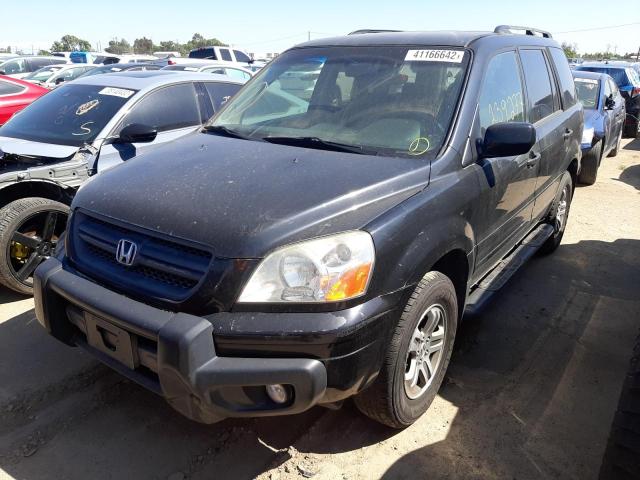 Photo 2 from auction – 2004 HONDA PILOT EXL with VIN 2HKYF18794H613655