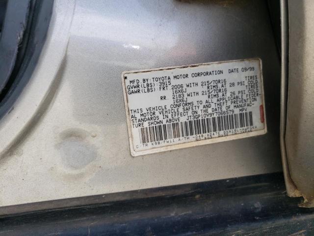 Photo 10 from auction – 2000 TOYOTA RAV4 with VIN JT3GP10V9Y7066579