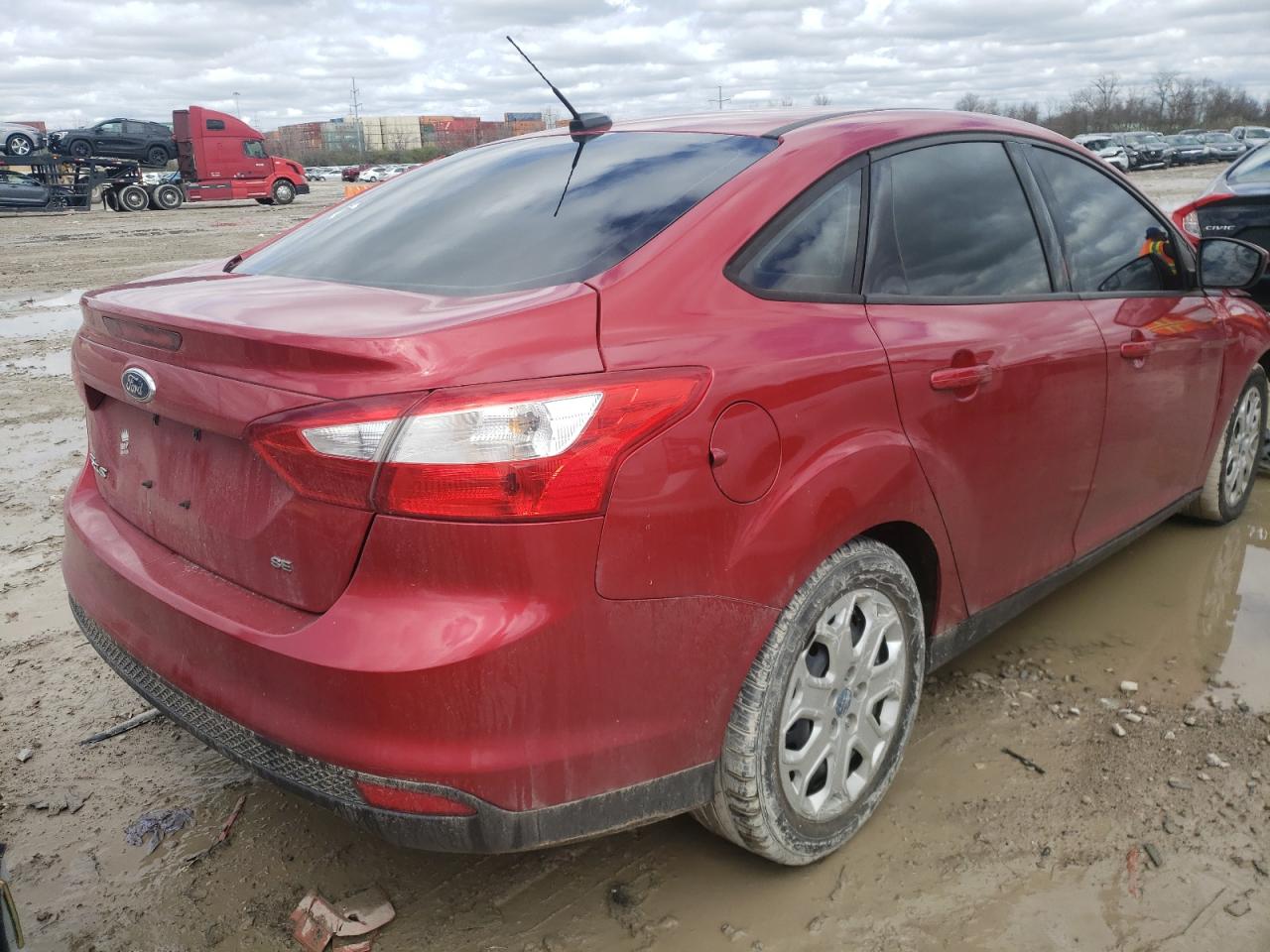 Photo 4 from auction – 2012 FORD FOCUS SE with VIN 1FAHP3F22CL118780