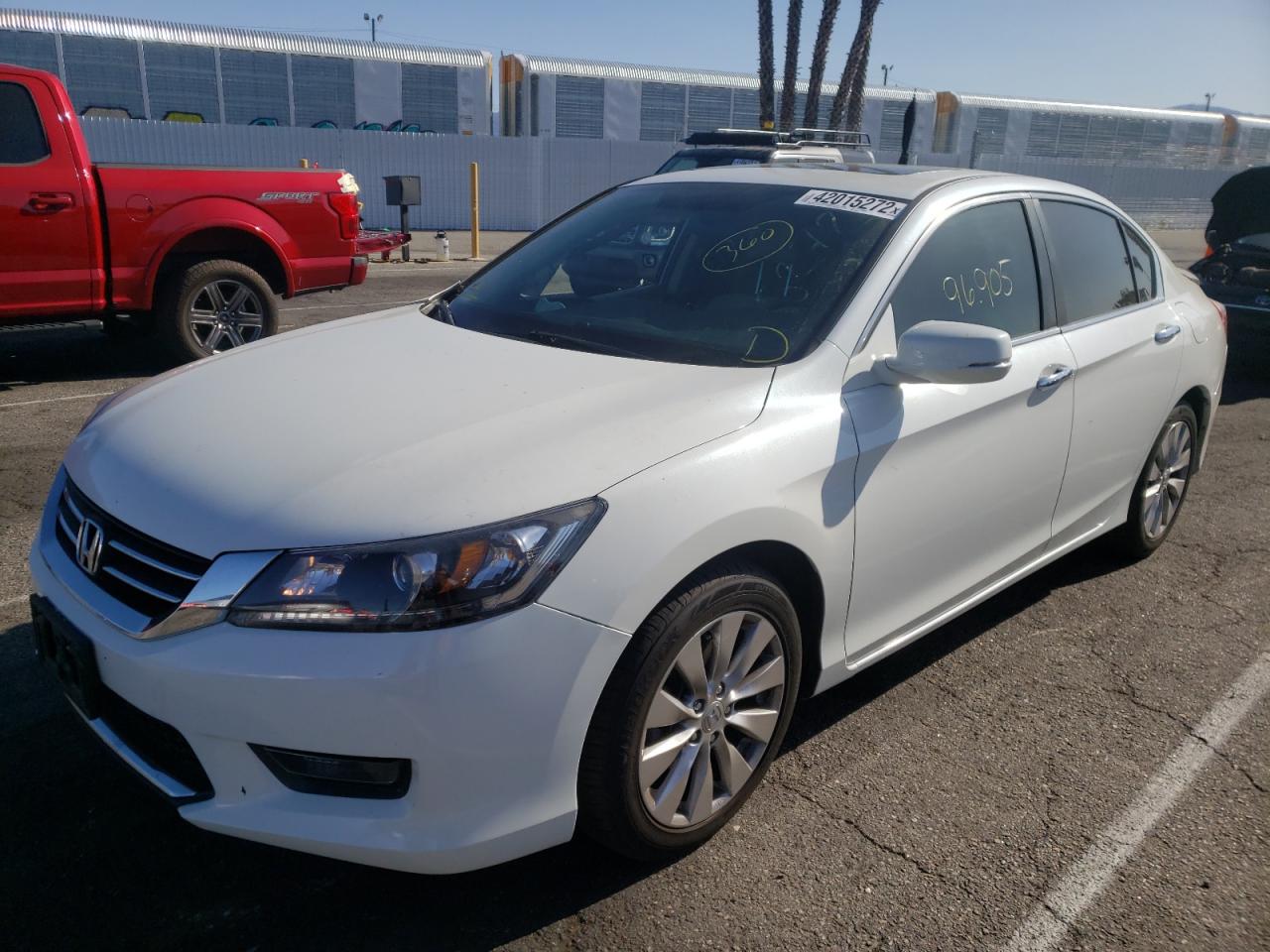 Photo 2 from auction – 2014 HONDA ACCORD EX with VIN 1HGCR2F78EA186070